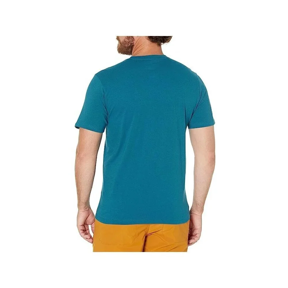 The North Face Mens Short-Sleeve Graphic Tee Turquoise Blue 2XL NWT MSRP $30